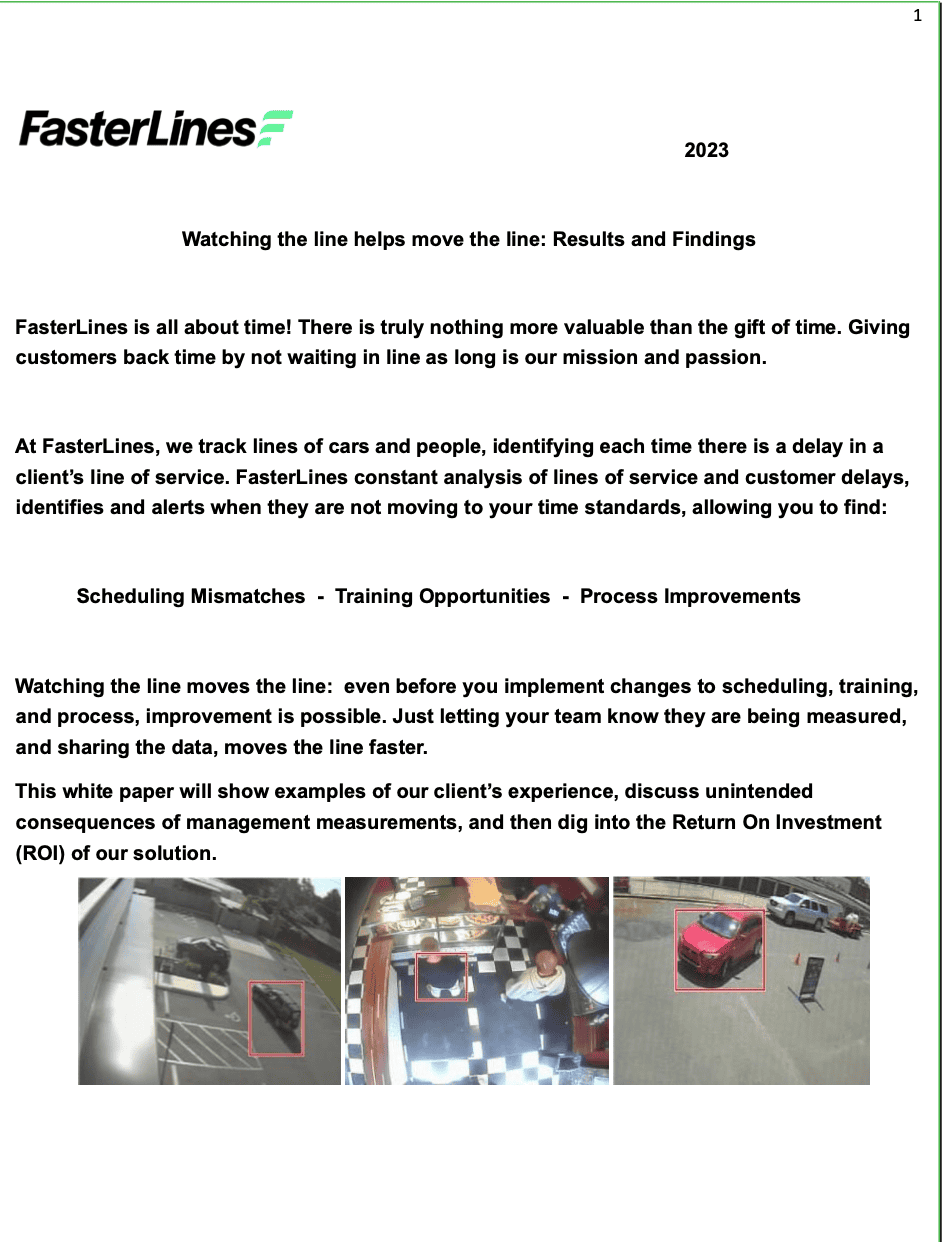 An image of the FasterLines whitepaper.